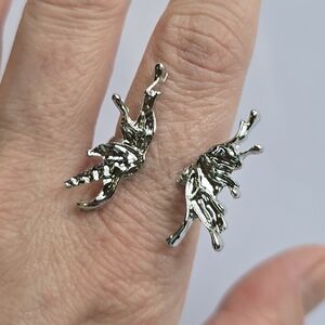 🦋 Liquid Butterfly Open Ring